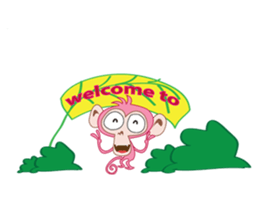 Cute Monkeys 2 sticker #5931666