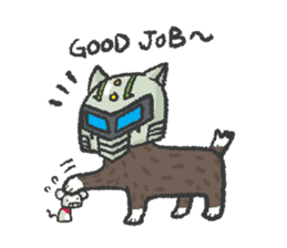 Ex-Space Super Spy Ga-nyan sticker #5931776