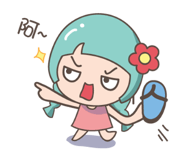 Miu Miu flower and Mr. Monster III sticker #5932370