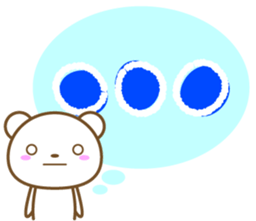 A word of the white bear sticker #5932791