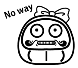 Lucky Daruma Doll 2 sticker #5932999