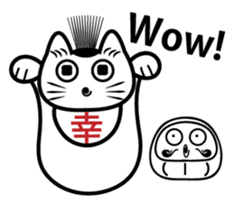 Lucky Daruma Doll 2 sticker #5933006