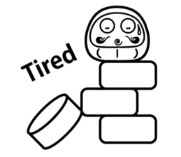 Lucky Daruma Doll 2 sticker #5933008