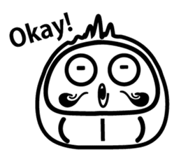 Lucky Daruma Doll 2 sticker #5933010