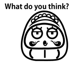 Lucky Daruma Doll 2 sticker #5933015