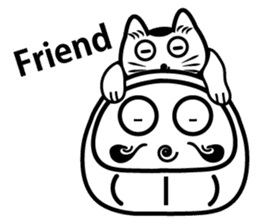 Lucky Daruma Doll 2 sticker #5933016