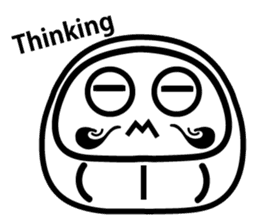 Lucky Daruma Doll 2 sticker #5933024