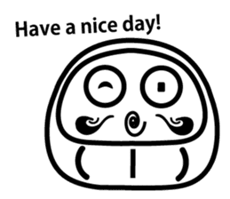 Lucky Daruma Doll 2 sticker #5933031