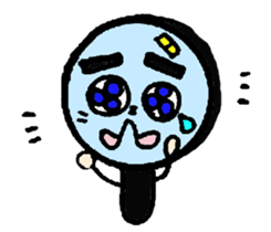 3 items of the magnifying glass sticker #5933238