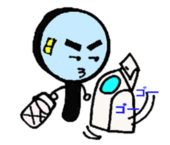 3 items of the magnifying glass sticker #5933252