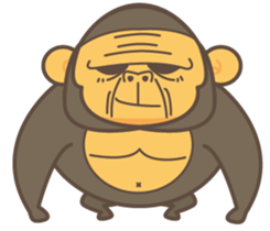 Monkey & KingKong sticker #5933772