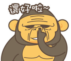 Monkey & KingKong sticker #5933776