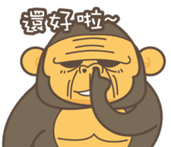 Monkey & KingKong sticker #5933776