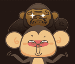 Monkey & KingKong sticker #5933785