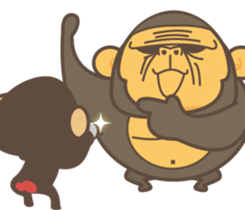 Monkey & KingKong sticker #5933788
