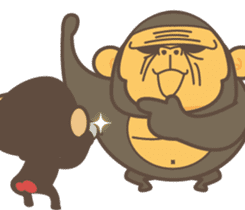 Monkey & KingKong sticker #5933788