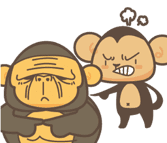 Monkey & KingKong sticker #5933790