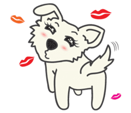 Snowii puppy dog [ENG] sticker #5934234