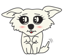 Snowii puppy dog [ENG] sticker #5934240