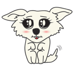 Snowii puppy dog [ENG] sticker #5934240