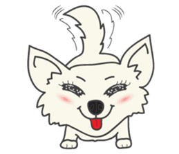 Snowii puppy dog [ENG] sticker #5934243