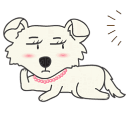 Snowii puppy dog [ENG] sticker #5934246