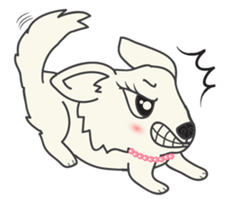 Snowii puppy dog [ENG] sticker #5934247