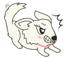 Snowii puppy dog [ENG] sticker #5934247