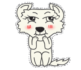 Snowii puppy dog [ENG] sticker #5934248