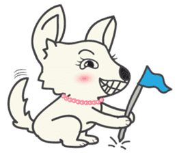 Snowii puppy dog [ENG] sticker #5934254
