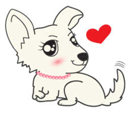 Snowii puppy dog [ENG] sticker #5934256