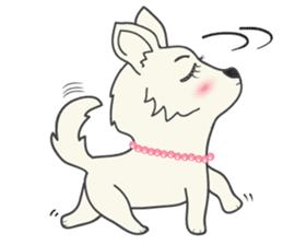 Snowii puppy dog [ENG] sticker #5934257