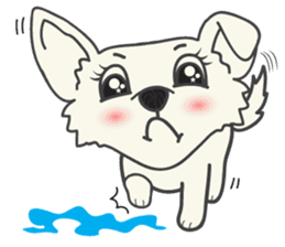 Snowii puppy dog [ENG] sticker #5934261
