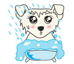 Snowii puppy dog [ENG] sticker #5934262