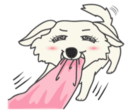 Snowii puppy dog [ENG] sticker #5934266