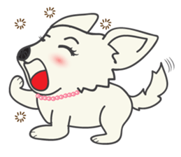 Snowii puppy dog [ENG] sticker #5934269