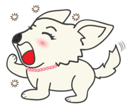 Snowii puppy dog [ENG] sticker #5934269