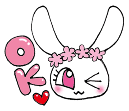 KAWAII rabbit and is a squirrel . sticker #5934272