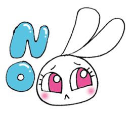 KAWAII rabbit and is a squirrel . sticker #5934273
