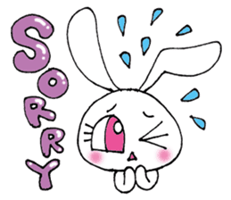 KAWAII rabbit and is a squirrel . sticker #5934279