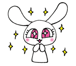 KAWAII rabbit and is a squirrel . sticker #5934289