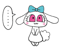 KAWAII rabbit and is a squirrel . sticker #5934297