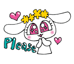 KAWAII rabbit and is a squirrel . sticker #5934308