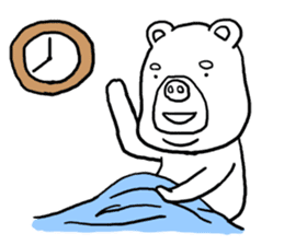 Funny bear "KUMANORI-KUN" stickers sticker #5934575