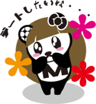 marble panda2 sticker #5934756