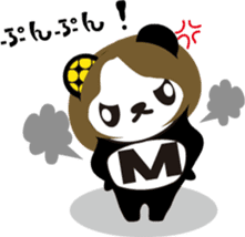 marble panda2 sticker #5934762