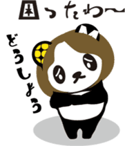marble panda2 sticker #5934775