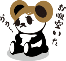 marble panda2 sticker #5934778