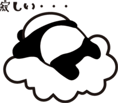 marble panda2 sticker #5934779