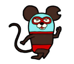 Mask mouse.(No Lines) sticker #5934793